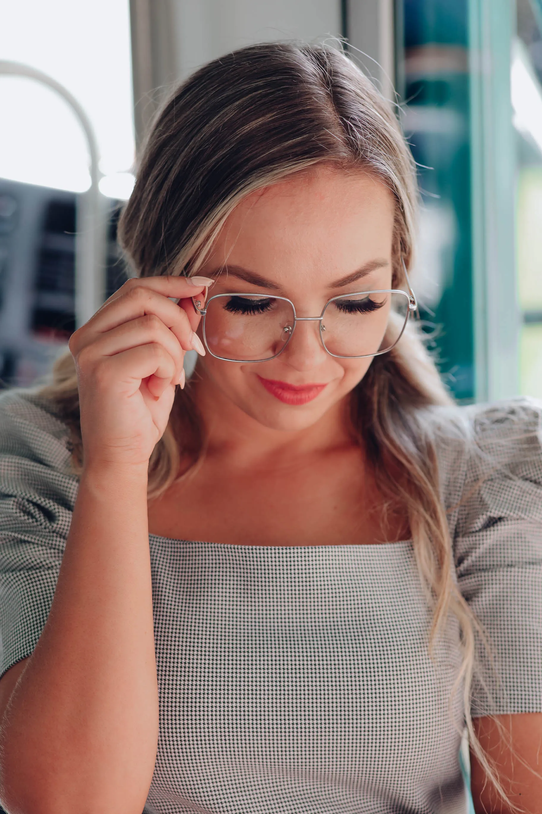 Taryn Metal Blue Light Glasses - Silver