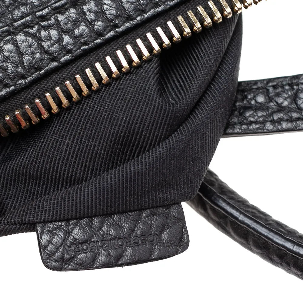 Trendy Inspired Burberry Black Grained Leather Orchard Boston Bag