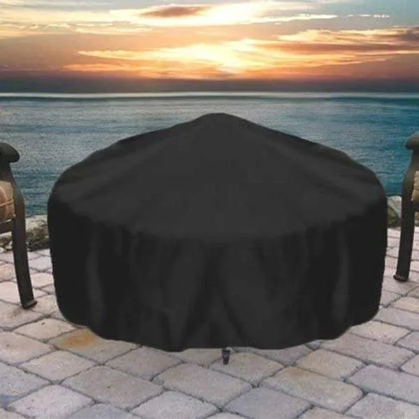 Woosir Outdoor Fire Pits Cover Round
